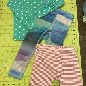 Carter's Green Polka Dot Long Sleeve Tee